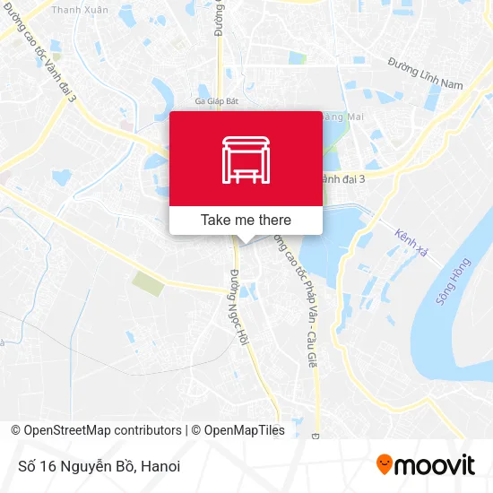 Số 16 Nguyễn Bồ map