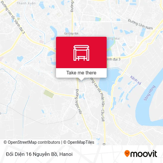 Đối Diện 16 Nguyễn Bồ map