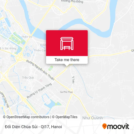 Đối Diện Chùa Sủi - Ql17 map
