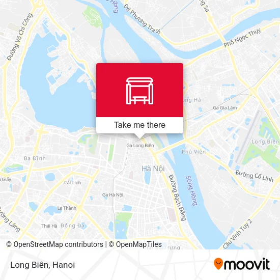 Long Biên map