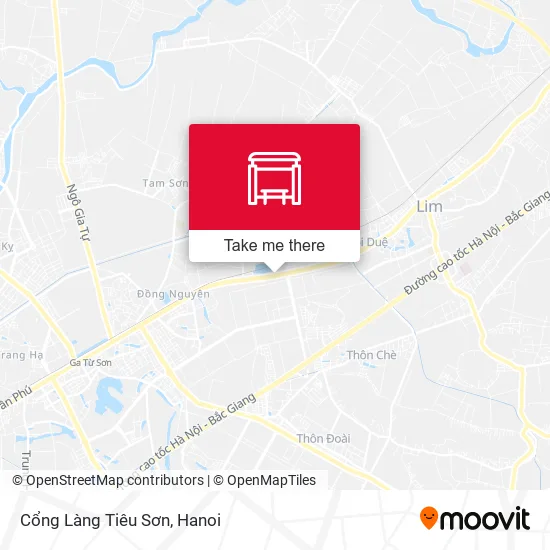 Cổng Làng Tiêu Sơn map