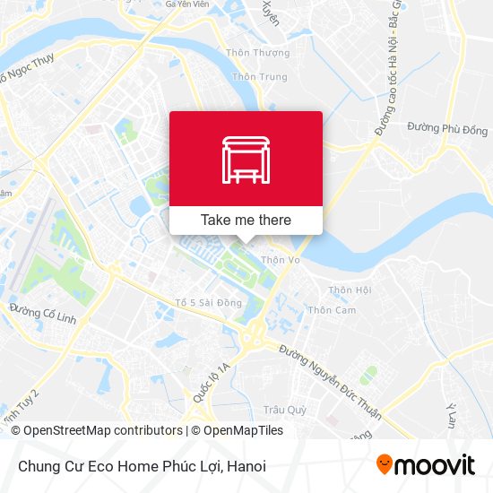 Chung Cư Eco Home Phúc Lợi map