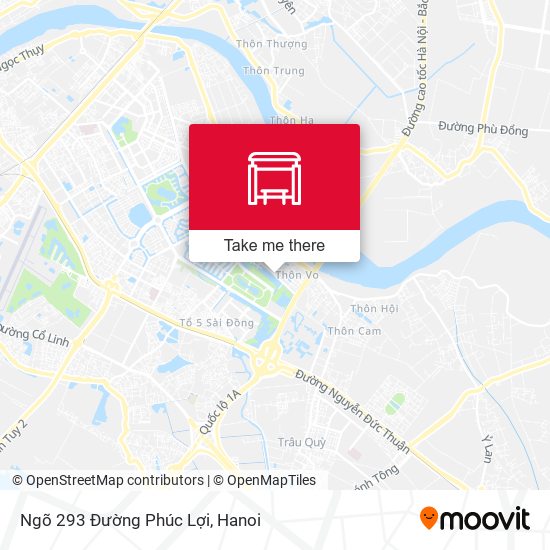 Ngõ 293 Đường Phúc Lợi map