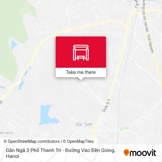Gần Ngã 3 Phố Thanh Trì - Đường Vào Đền Gióng map