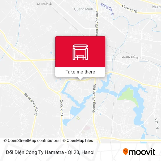 Đối Diện Công Ty Hamatra - Ql 23 map