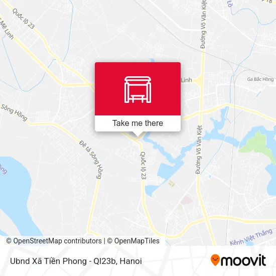 Ubnd Xã Tiền Phong - Ql23b map