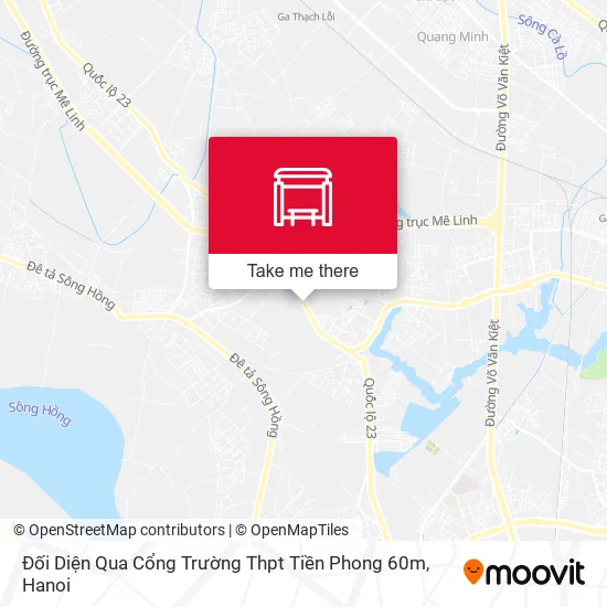 Đối Diện Qua Cổng Trường Thpt Tiền Phong 60m map