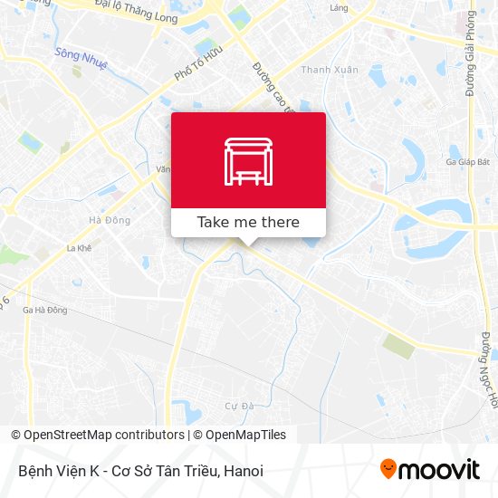 Bệnh Viện K - Cơ Sở Tân Triều map