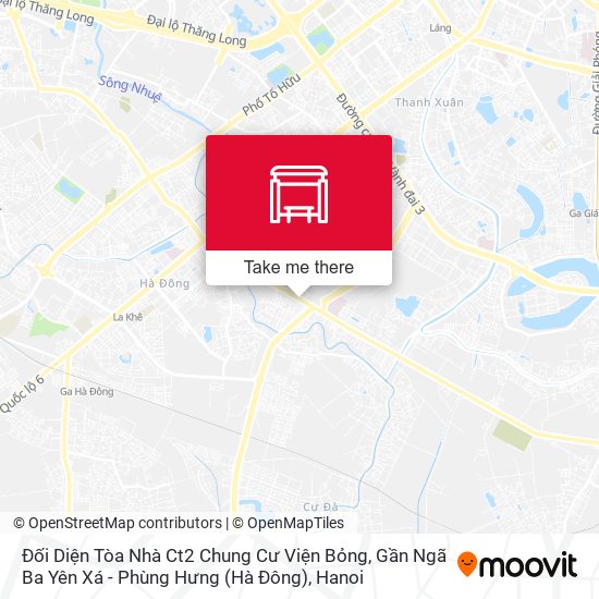 Đối Diện Tòa Nhà Ct2 Chung Cư Viện Bỏng, Gần Ngã Ba Yên Xá - Phùng Hưng (Hà Đông) map