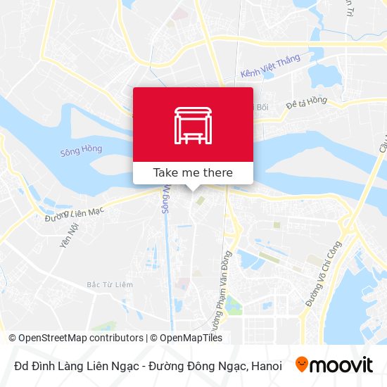 Đd Đình Làng Liên Ngạc - Đường Đông Ngạc map