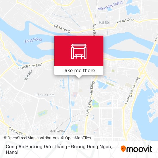 Công An Phường Đức Thắng - Đường Đông Ngạc map