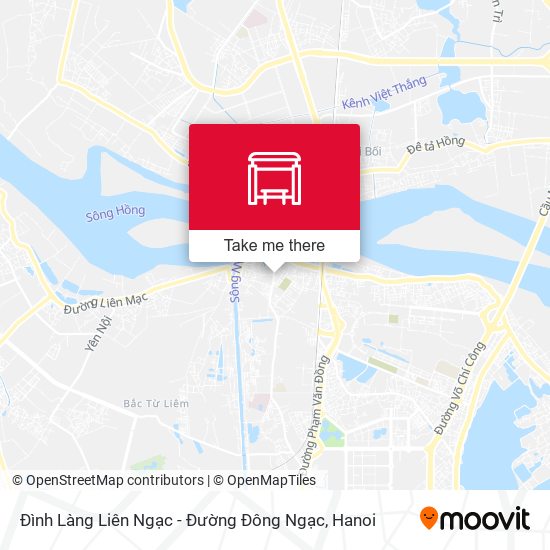 Đình Làng Liên Ngạc - Đường Đông Ngạc map