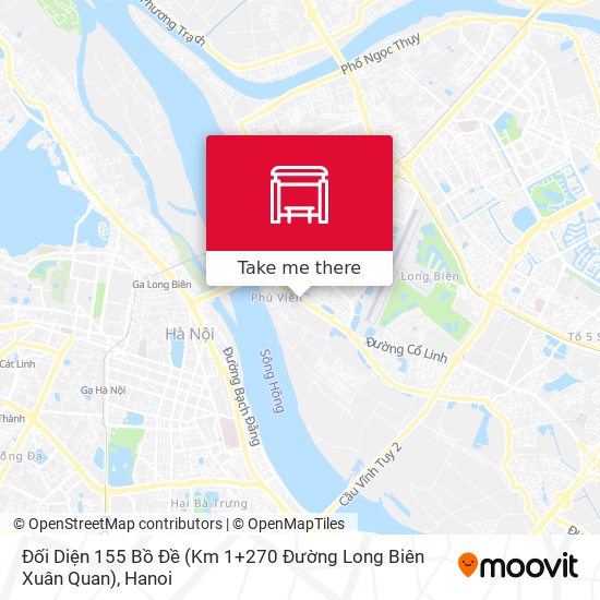 Đối Diện 155 Bồ Đề (Km 1+270 Đường Long Biên Xuân Quan) map