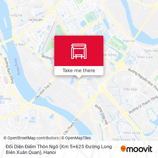 Đối Diện Điếm Thôn Ngô (Km 5+625 Đường Long Biên Xuân Quan) map