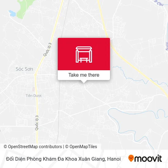 Đối Diện Phòng Khám Đa Khoa Xuân Giang map