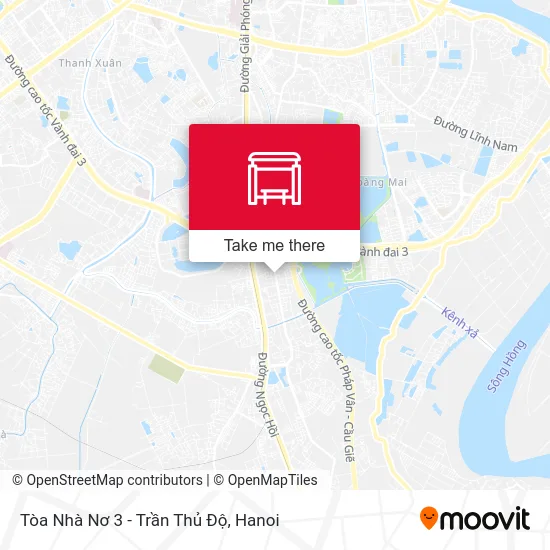 Tòa Nhà Nơ 3 - Trần Thủ Độ map