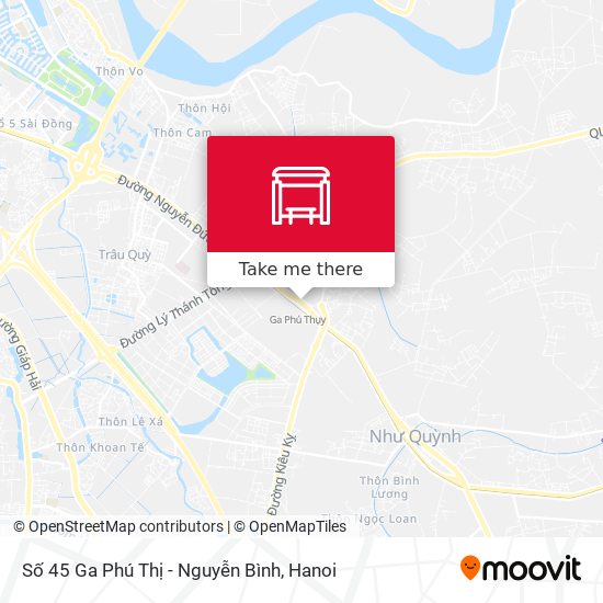 Số 45 Ga Phú Thị - Nguyễn Bình map