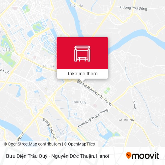 Bưu Điện Trâu Quỳ - Nguyễn Đức Thuận map
