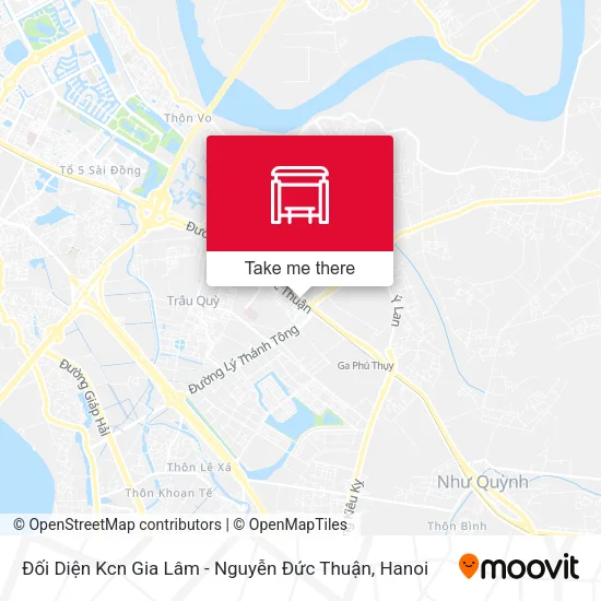 Đối Diện Kcn Gia Lâm - Nguyễn Đức Thuận map