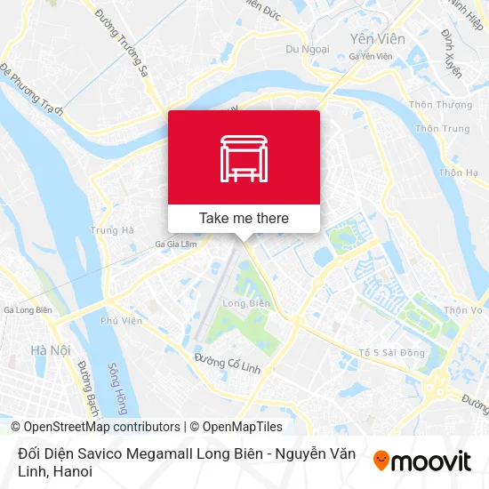 Đối Diện Savico Megamall Long Biên - Nguyễn Văn Linh map