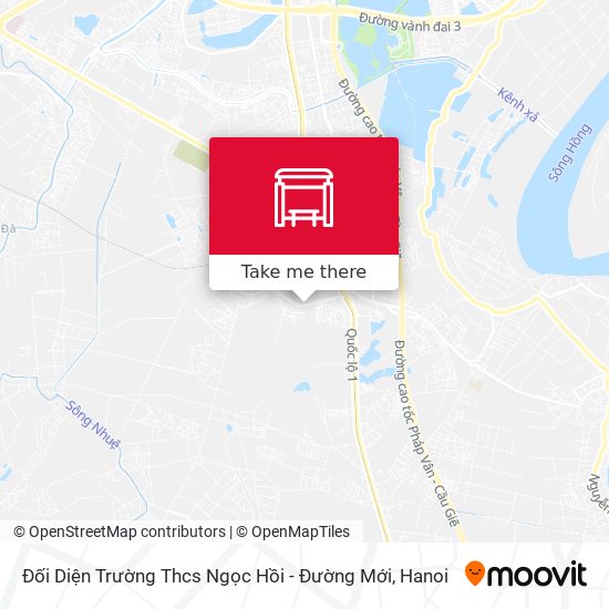 Đối Diện Trường Thcs Ngọc Hồi - Đường Mới map