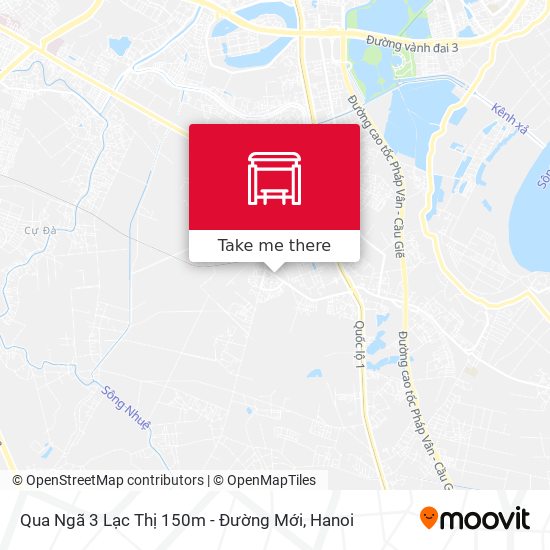 Qua Ngã 3 Lạc Thị 150m - Đường Mới map