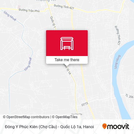 Đông Y Phúc Kiên (Chợ Cầu) - Quốc Lộ 1a map