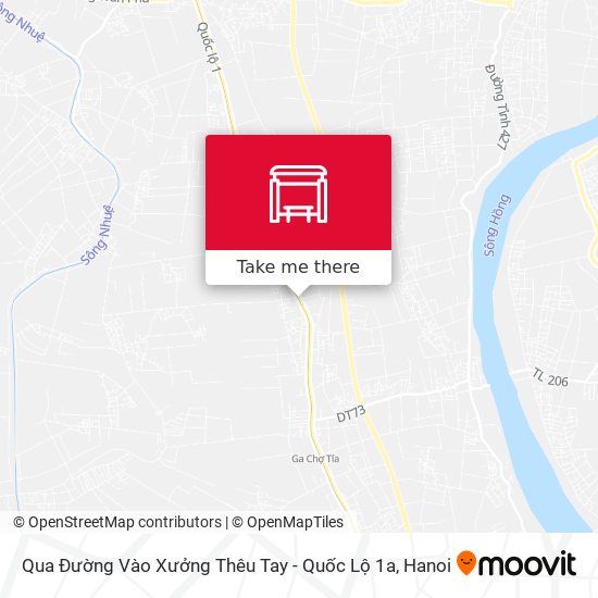 Qua Đường Vào Xưởng Thêu Tay - Quốc Lộ 1a map
