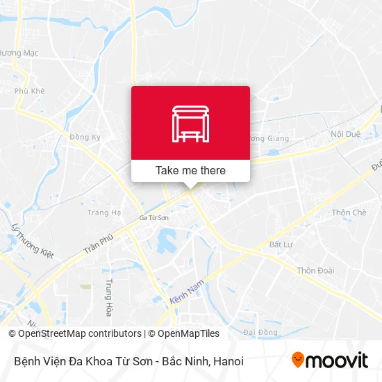 Bệnh Viện Đa Khoa Từ Sơn - Bắc Ninh map