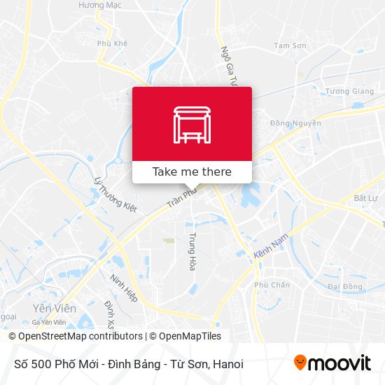 Số 500 Phố Mới - Đình Bảng - Từ Sơn map