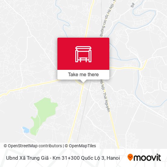 Ubnd Xã Trung Giã - Km 31+300 Quốc Lộ 3 map