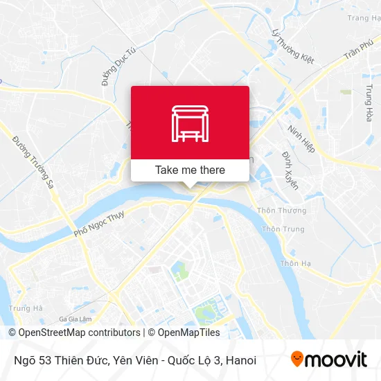 Ngõ 53 Thiên Đức, Yên Viên - Quốc Lộ 3 map