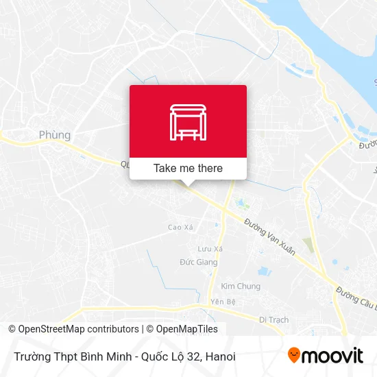 Trường Thpt Bình Minh - Quốc Lộ 32 map