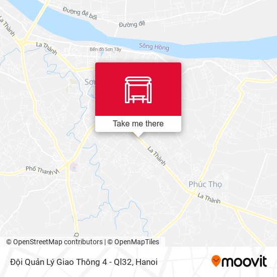Đội Quản Lý Giao Thông 4 - Ql32 map