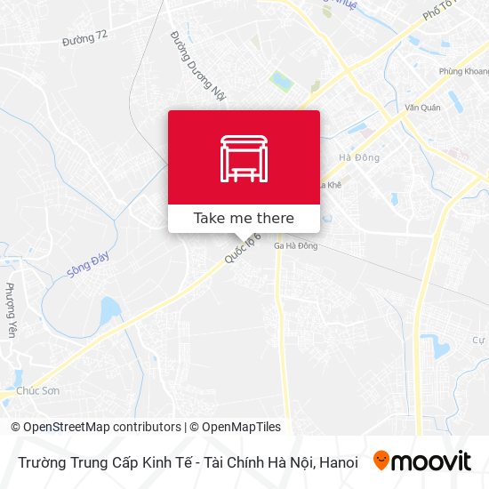 Trường Trung Cấp Kinh Tế - Tài Chính Hà Nội map