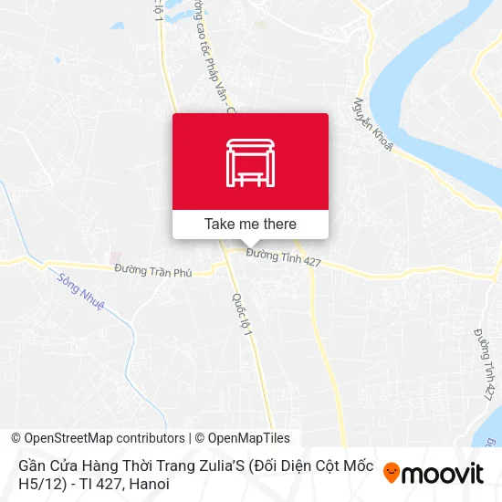 Gần Cửa Hàng Thời Trang Zulia’S (Đối Diện Cột Mốc H5 / 12) - Tl 427 map
