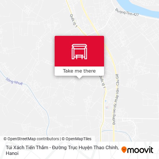 Túi Xách Tiến Thắm - Đường Trục Huyện Thao Chính map