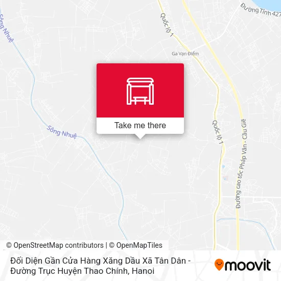 Đối Diện Gần Cửa Hàng Xăng Dầu Xã Tân Dân - Đường Trục Huyện Thao Chính map