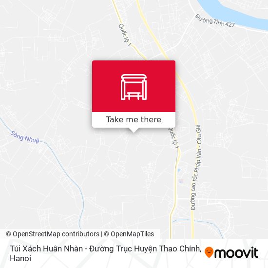 Túi Xách Huân Nhàn - Đường Trục Huyện Thao Chính map