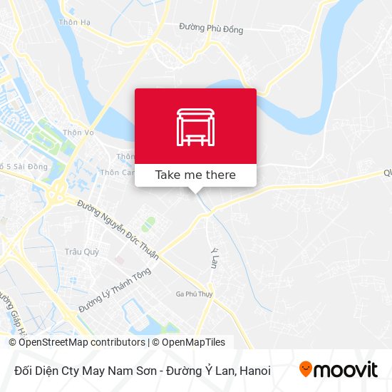 Đối Diện Cty May Nam Sơn - Đường Ỷ Lan map