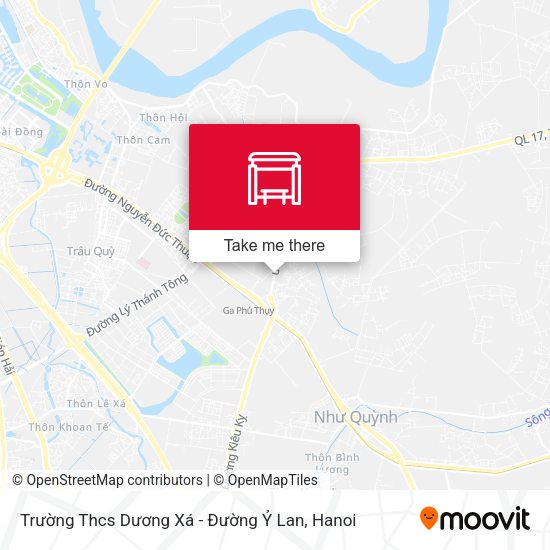 Trường Thcs Dương Xá - Đường Ỷ Lan map