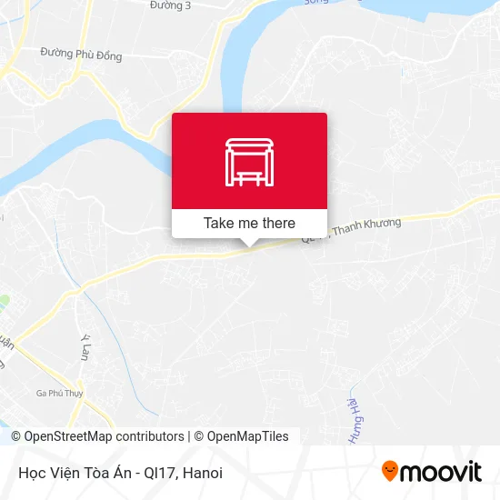 Học Viện Tòa Án - Ql17 map
