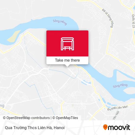 Qua Trường Thcs Liên Hà map