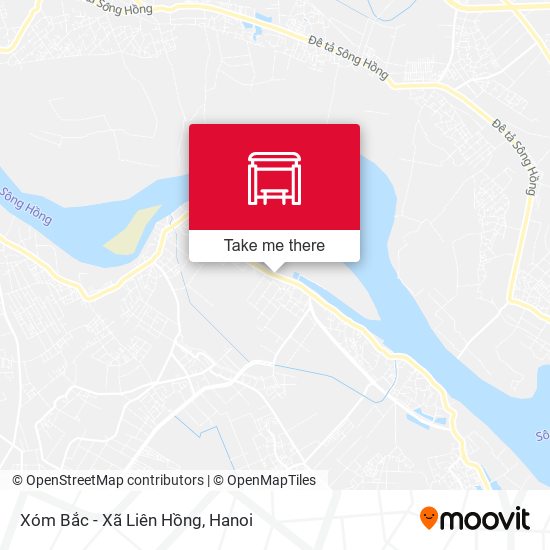 Xóm Bắc - Xã Liên Hồng map
