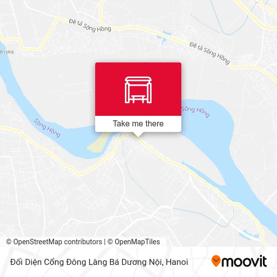 Đối Diện Cổng Đông Làng Bá Dương Nội map