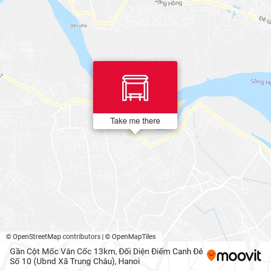 Gần Cột Mốc Vân Cốc 13km, Đối Diện Điếm Canh Đê Số 10 (Ubnd Xã Trung Châu) map