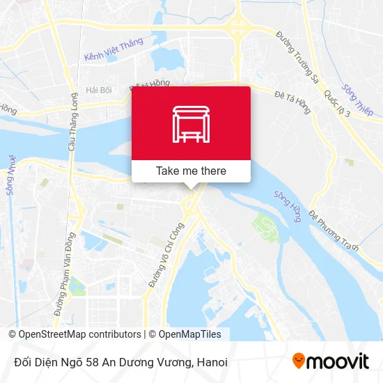 Đối Diện Ngõ 58 An Dương Vương map