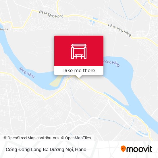 Cổng Đông Làng Bá Dương Nội map