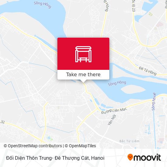 Đối Diện Thôn Trung- Đê Thượng Cát map
