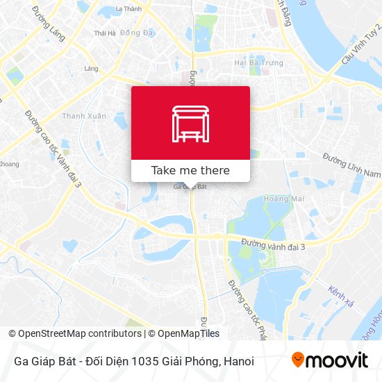 Ga Giáp Bát - Đối Diện 1035 Giải Phóng map